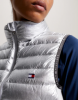 Kamizelka damska PUFFER - Tommy Hilfiger Equestrian - silver